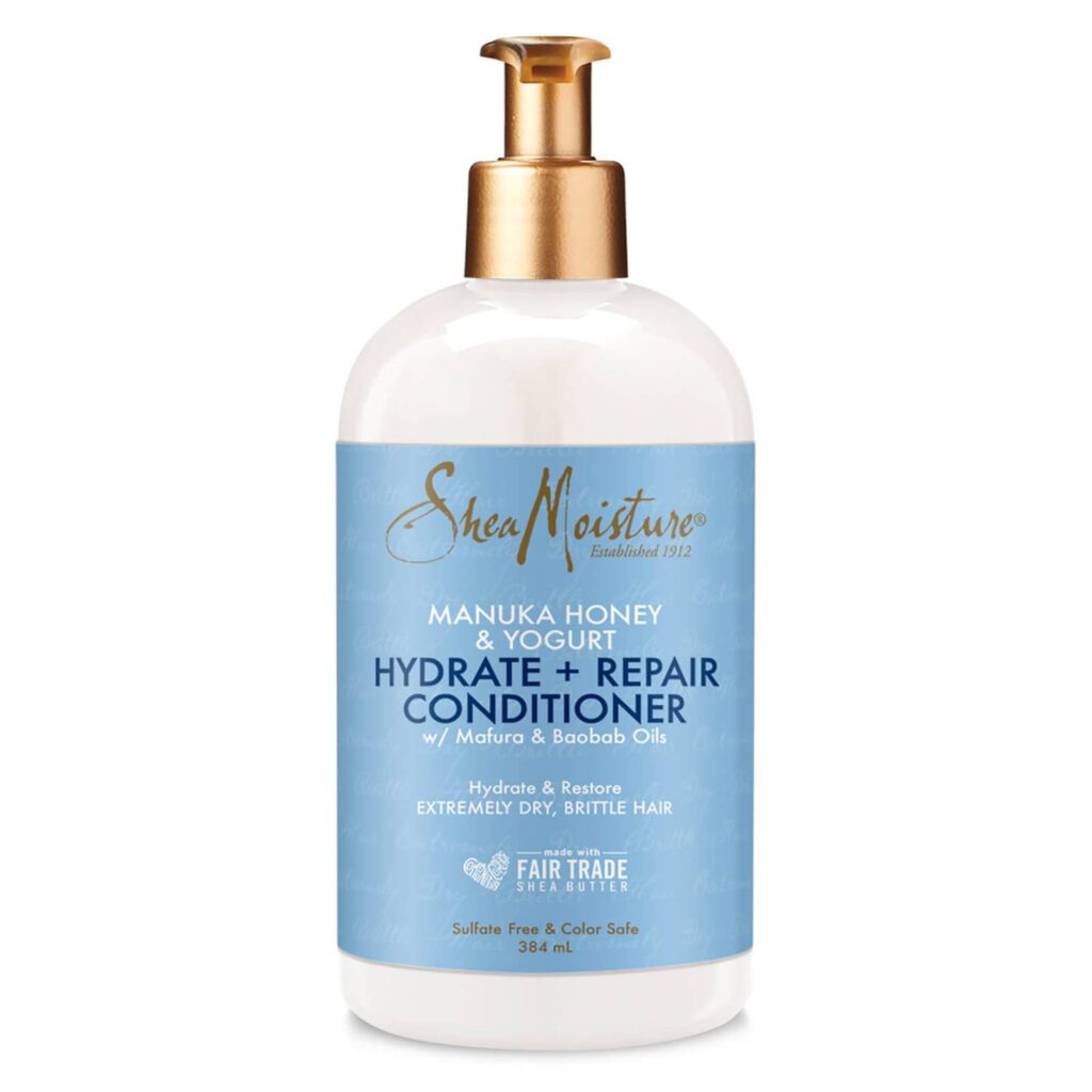 Hydrate and Repair with Shea Moisture Manuka Honey Conditioner