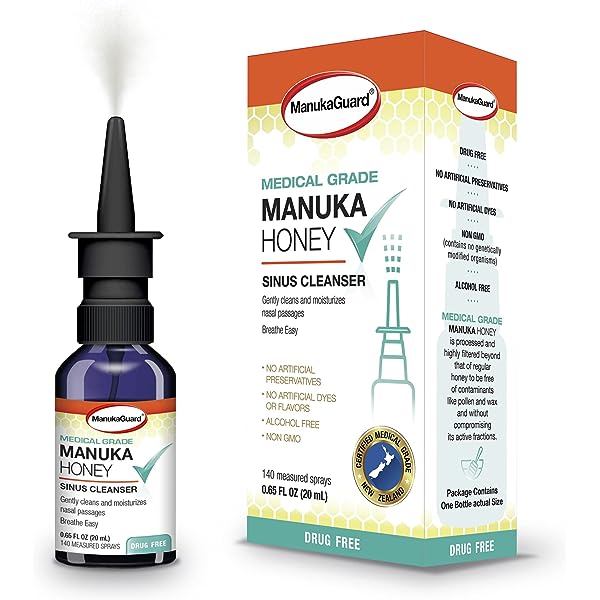 Natural Relief: Manuka Honey Nasal Spray