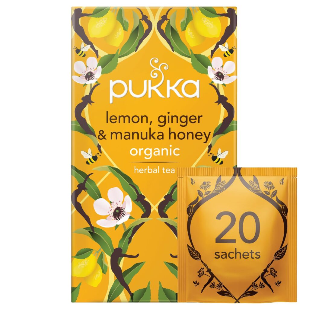 Pukka Lemon Ginger Manuka Honey Tea