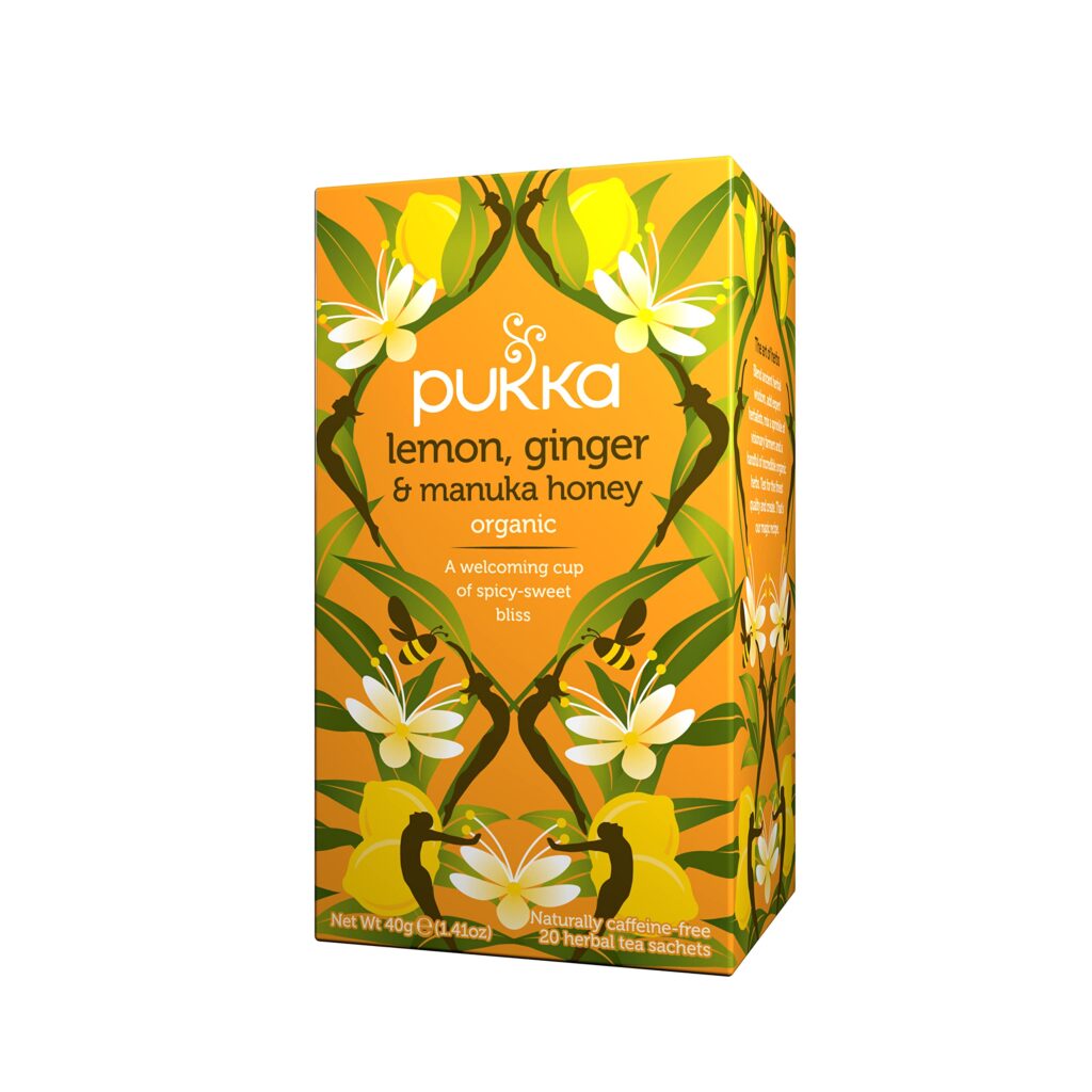 Pukka Lemon Ginger Manuka Honey Tea